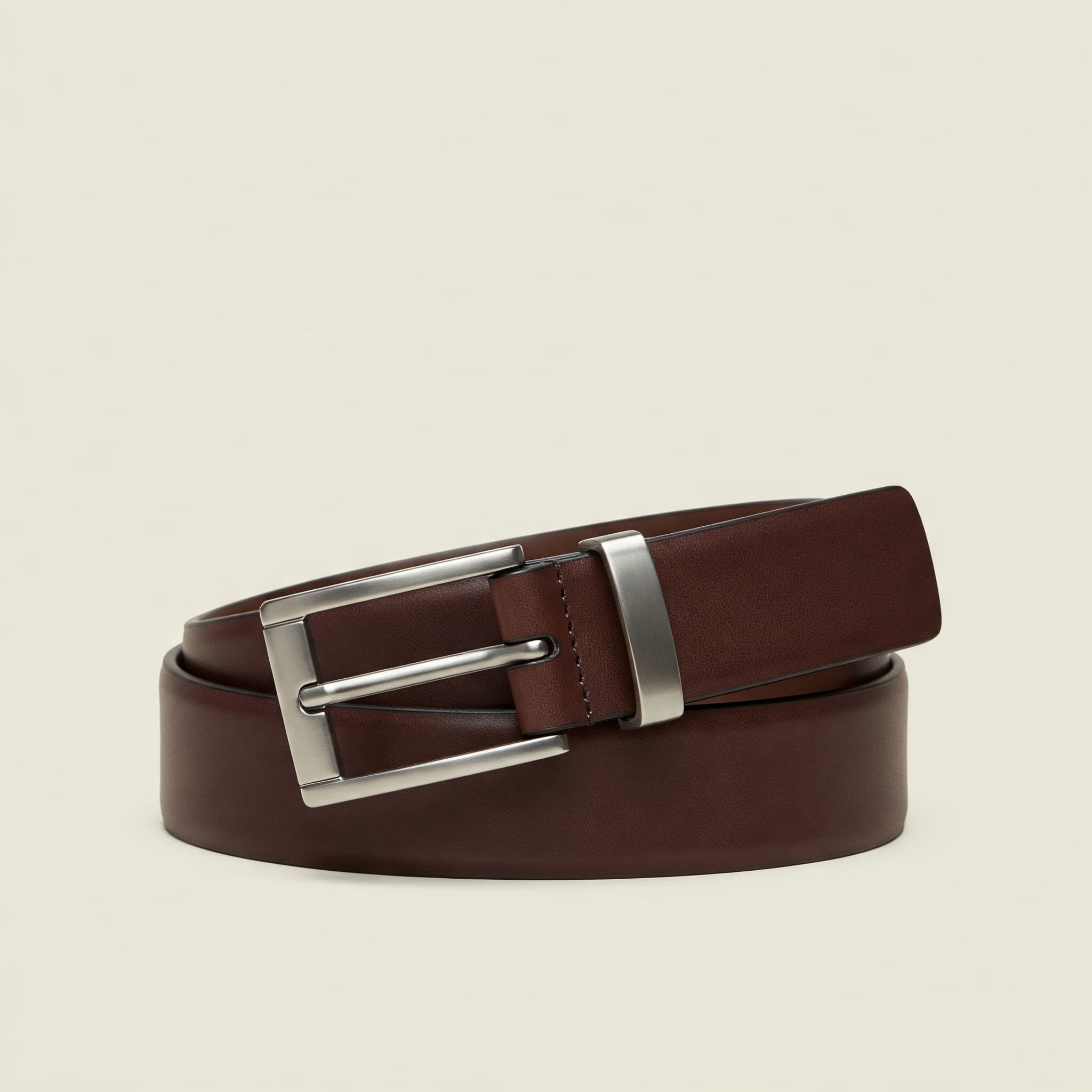 Men's Leather Belt (SKU: mlb-brn-34)